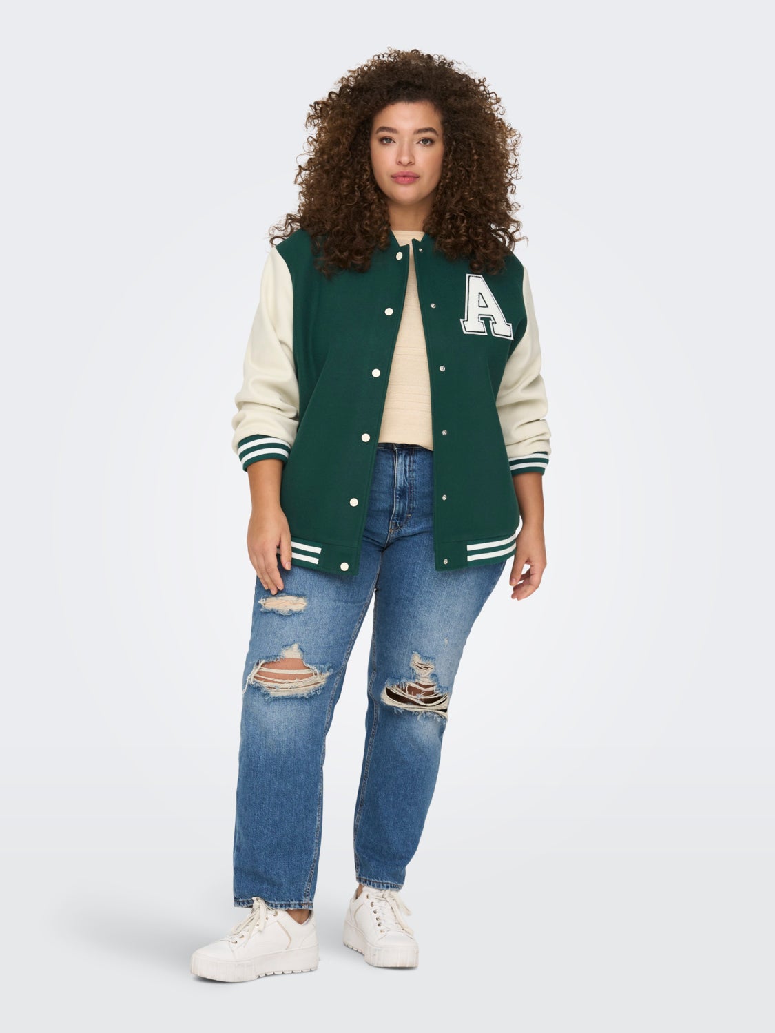 Curvy Bomber Jacket
