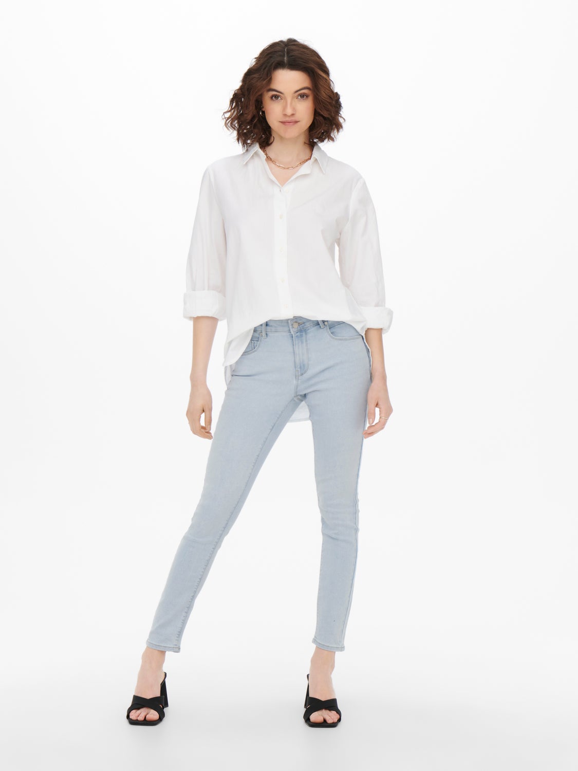 ONLDaisy life reg push ankle Skinny fit jeans