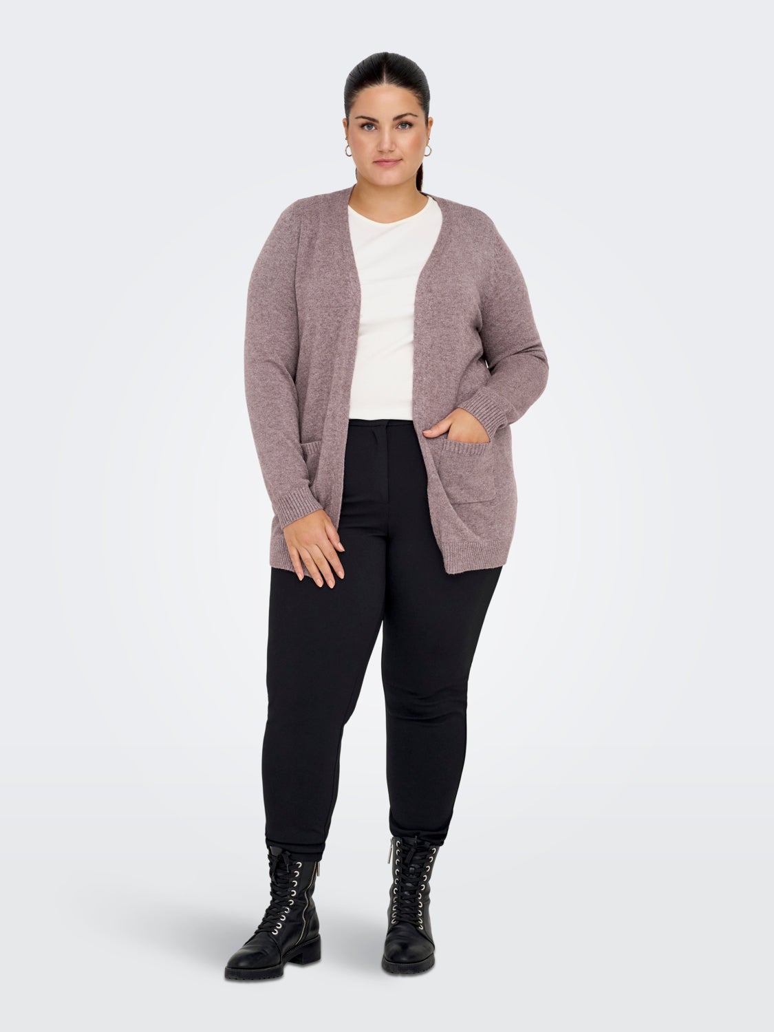 Curvy open Knitted Cardigan