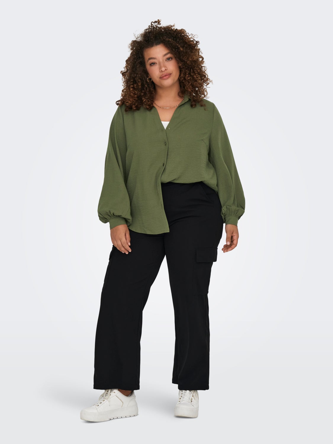 Curvy Straight fit cargo pants