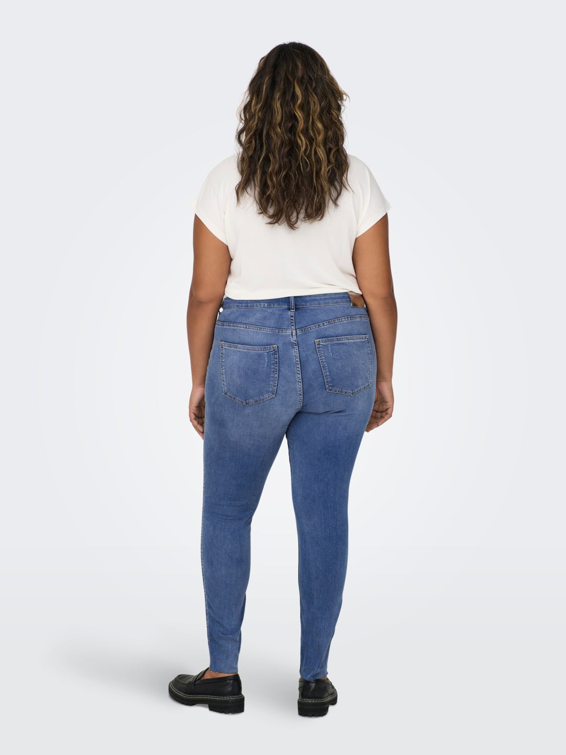 Curvy CarLake Ankle HW Skinny fit jeans