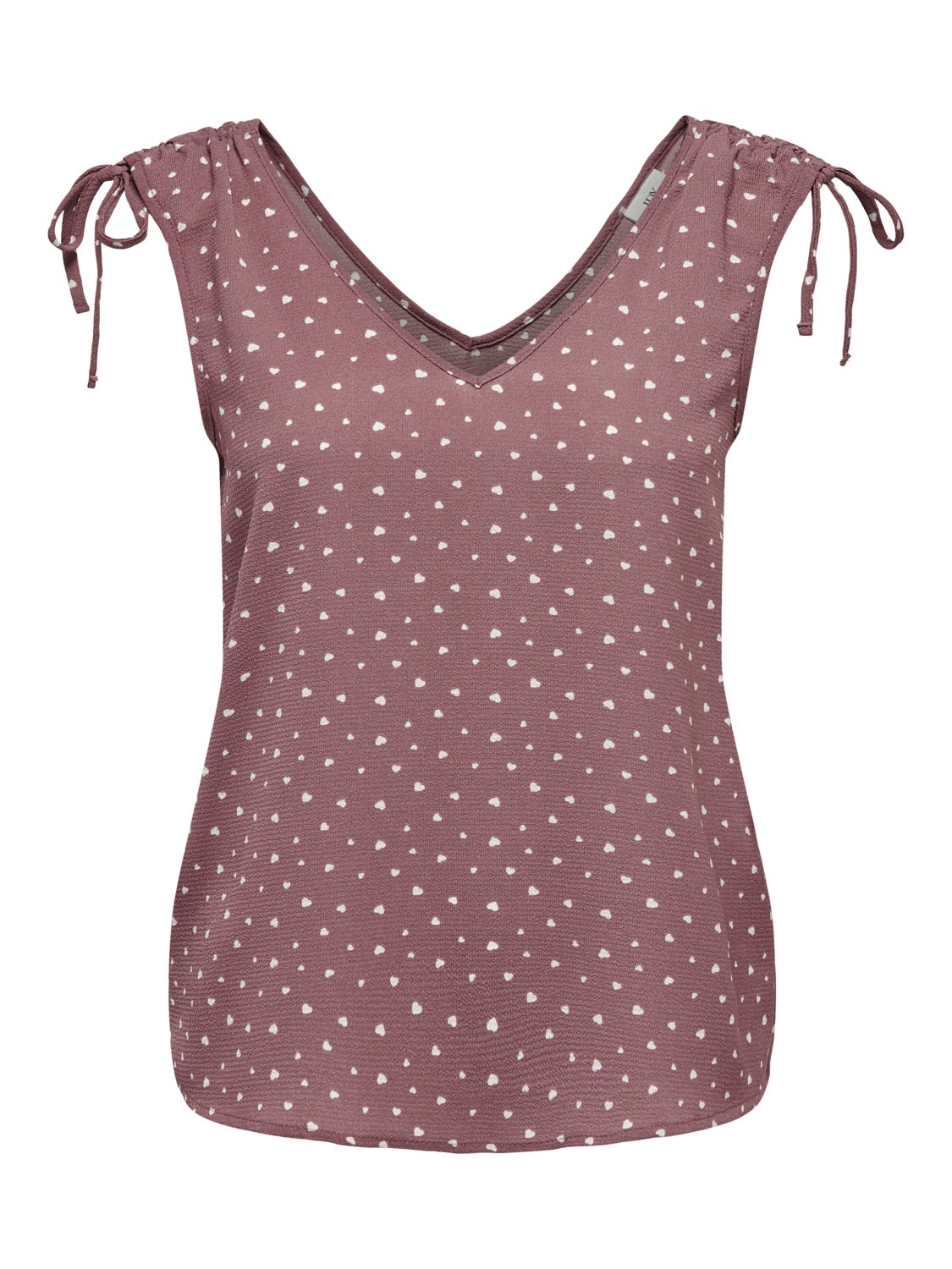 V-Neck Top With Strap Details