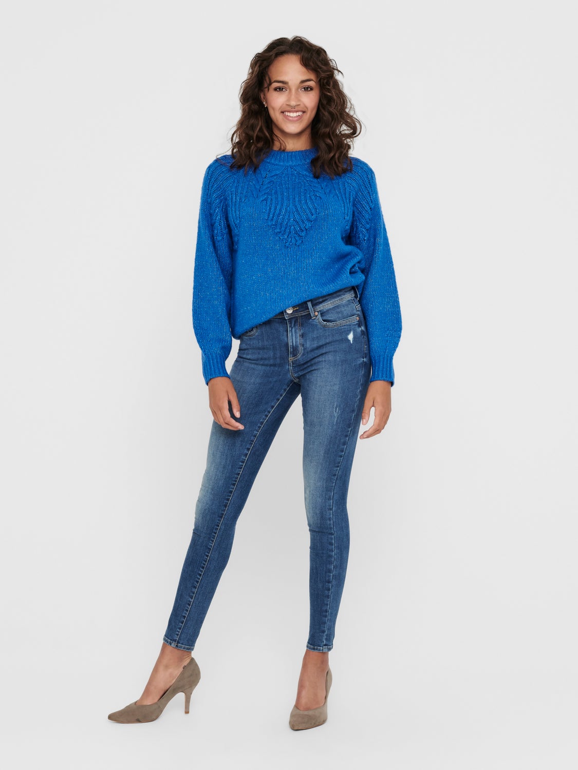 ONLWauw life mid Skinny fit jeans