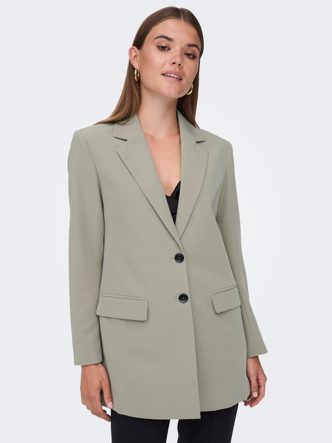 Long Line Fit Reverse Blazer