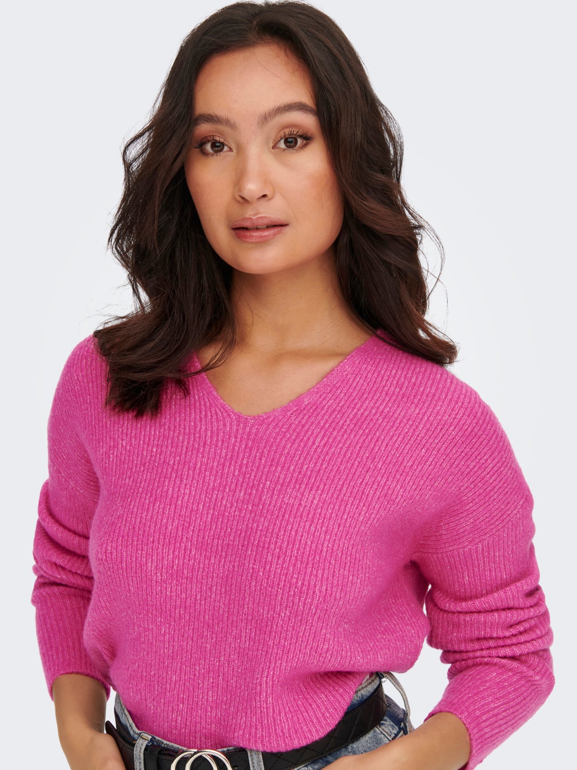 V-neck Knitted Pullover