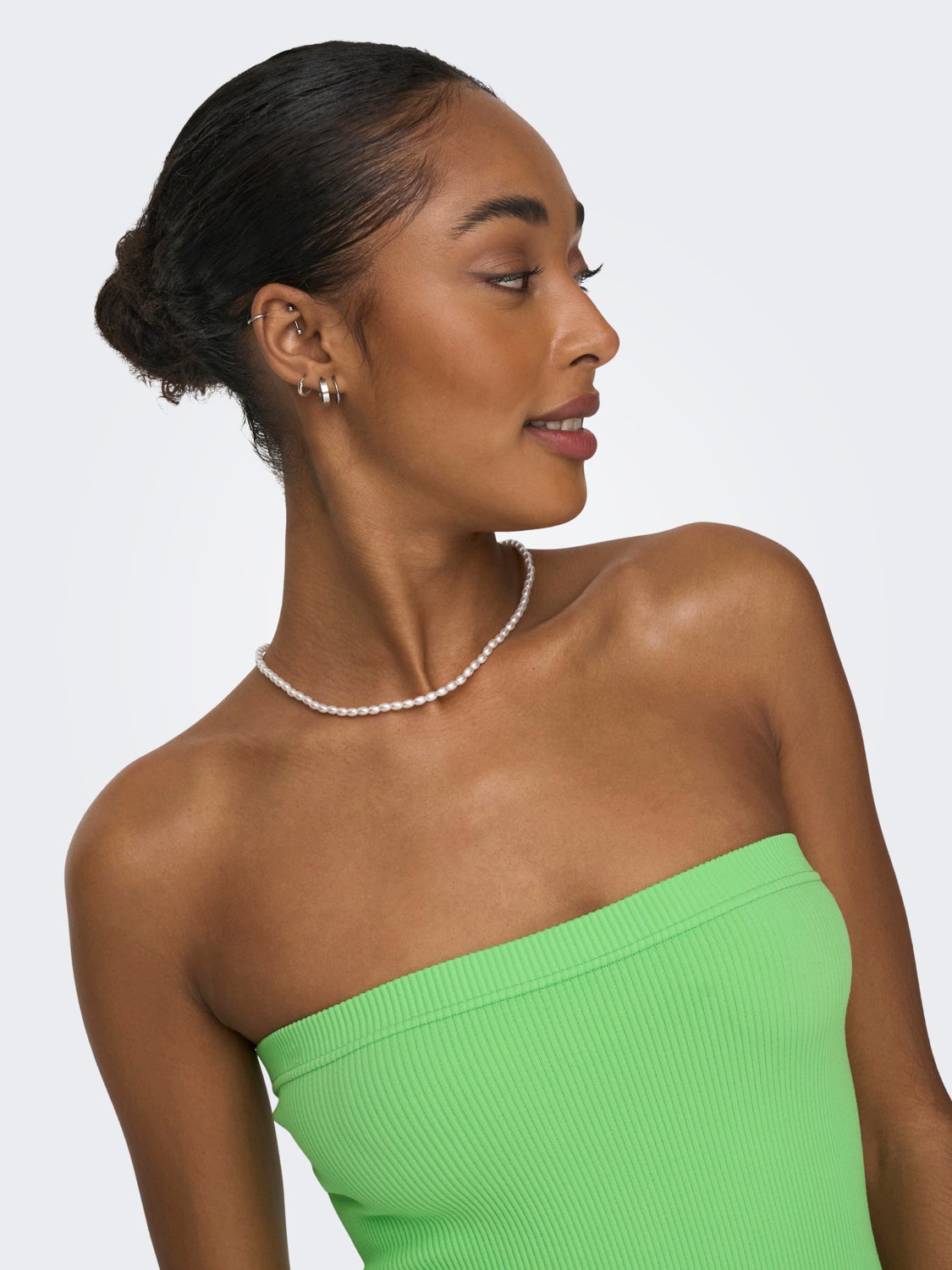 Mini strapless dress