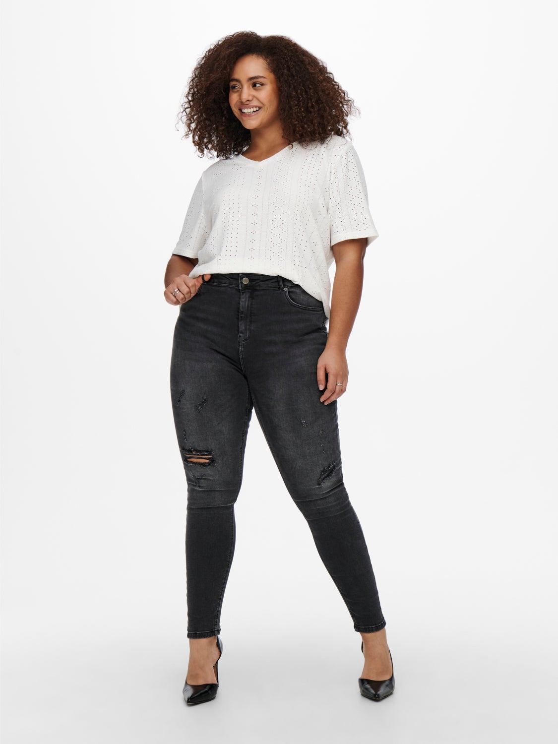 Curvy CarLaola life hw Skinny fit jeans