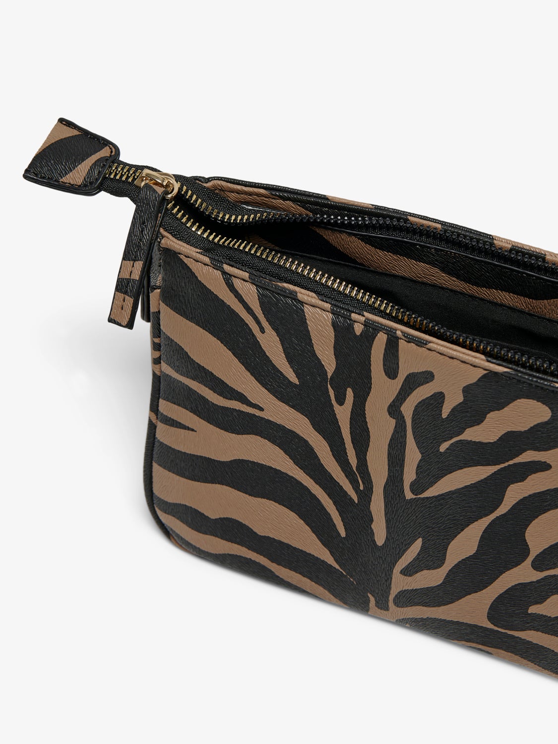 Faux leather shoulder bag