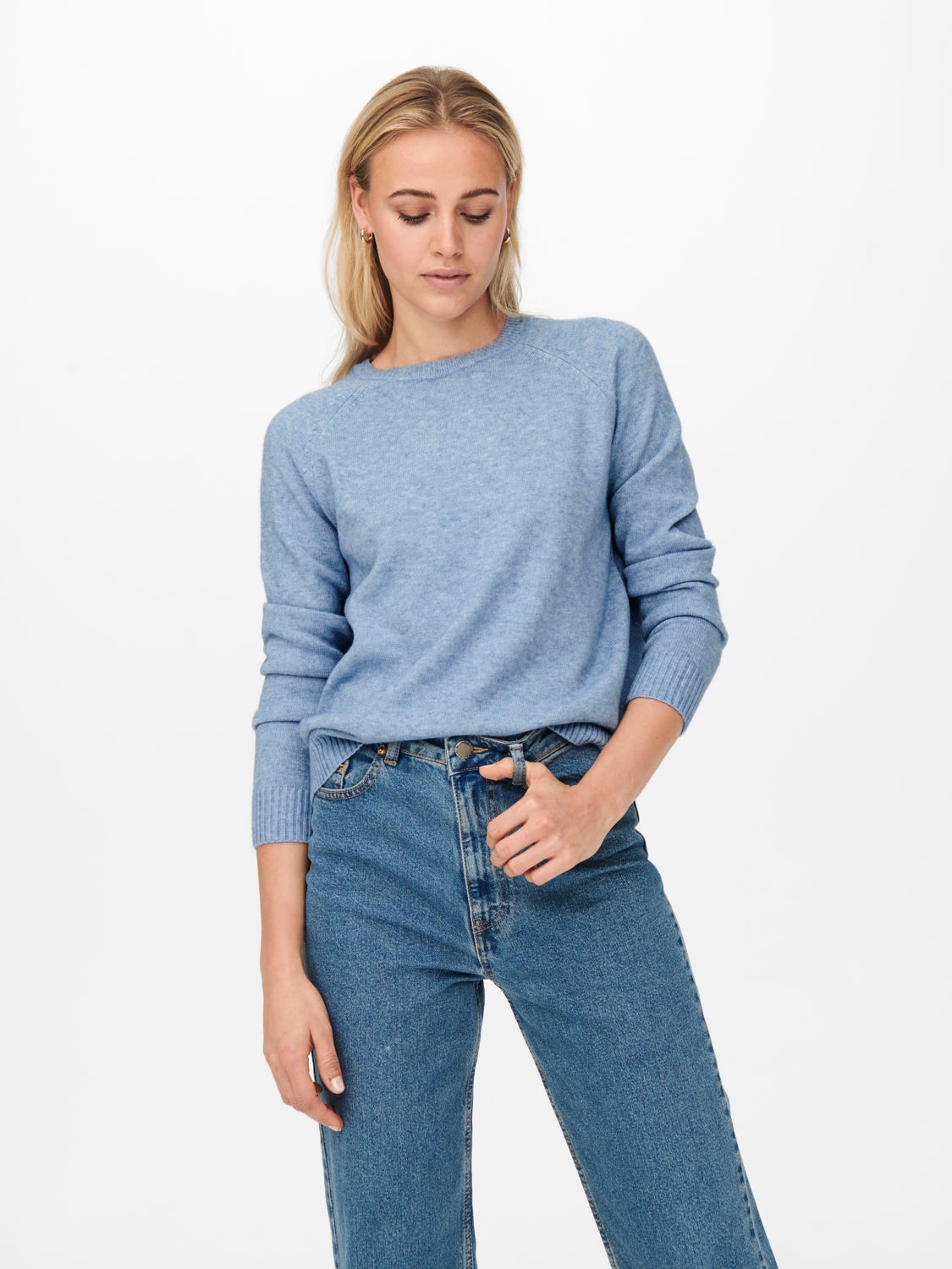 Solid colored Knitted Pullover