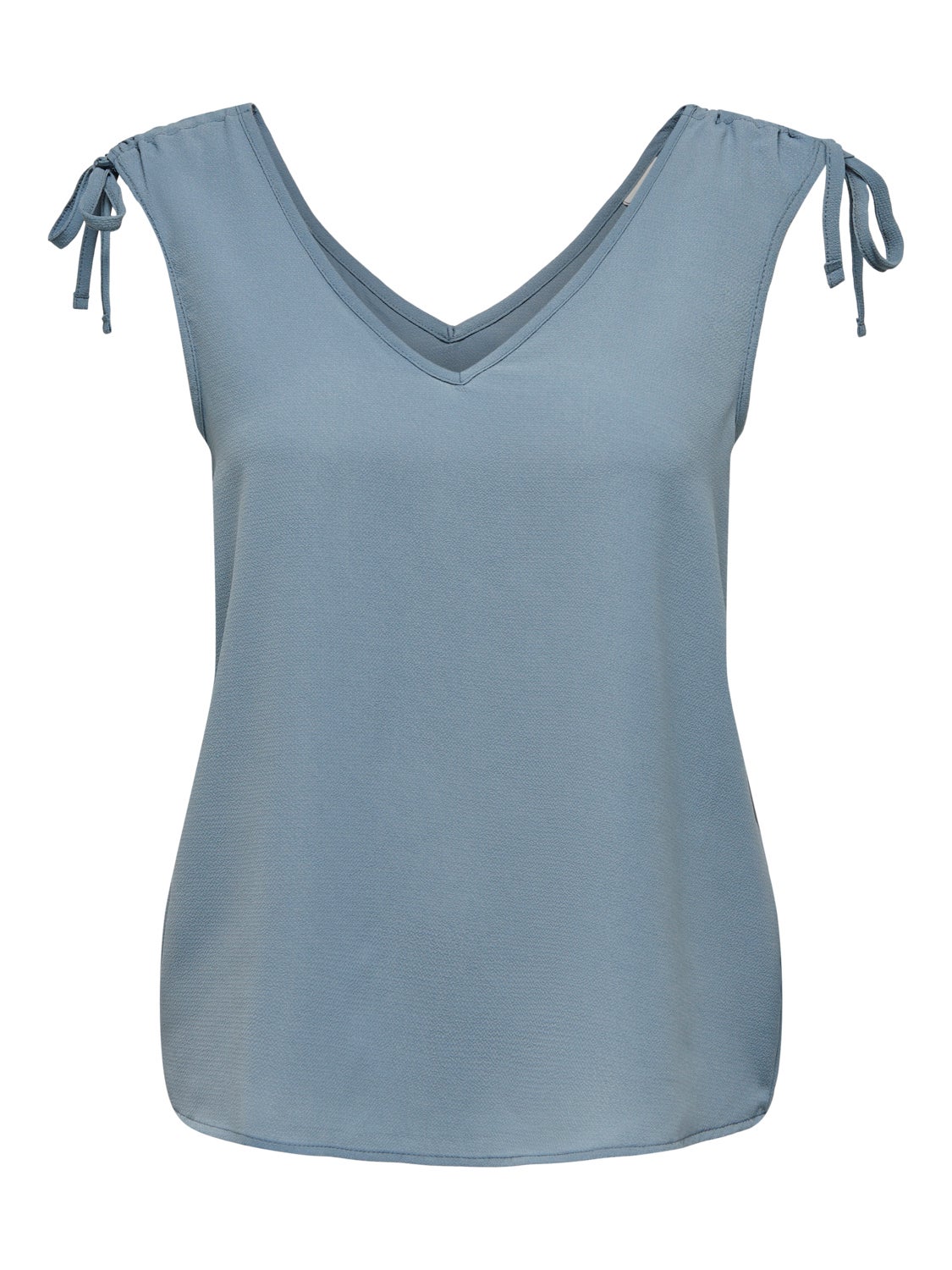 V-Neck Top With Strap Details