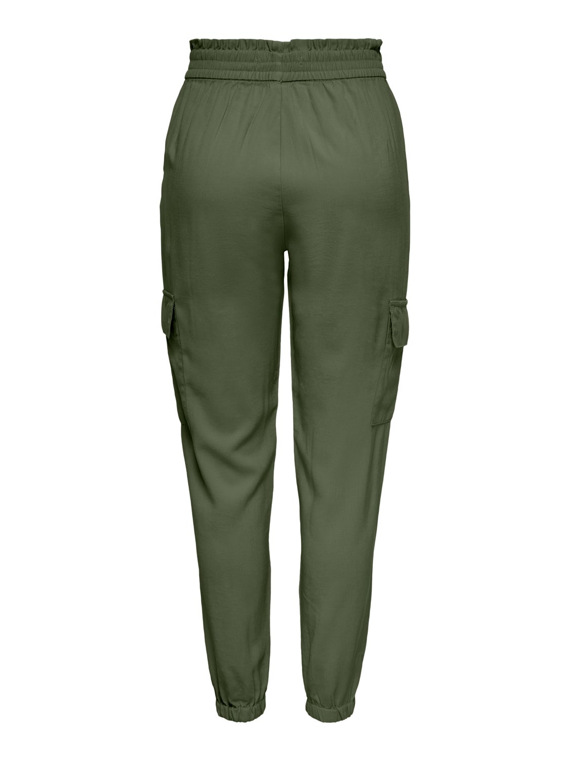 High waisted cargo Trousers