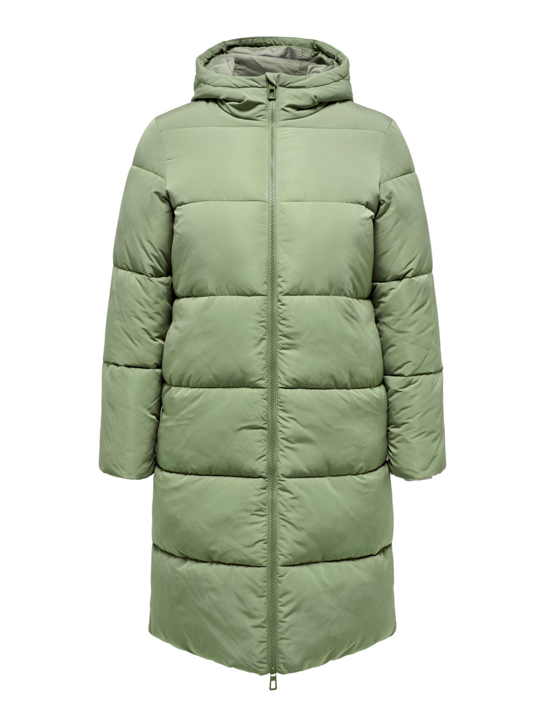 Curvy long puffer jacket