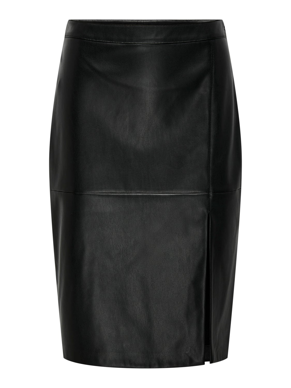 Faux leather skirt