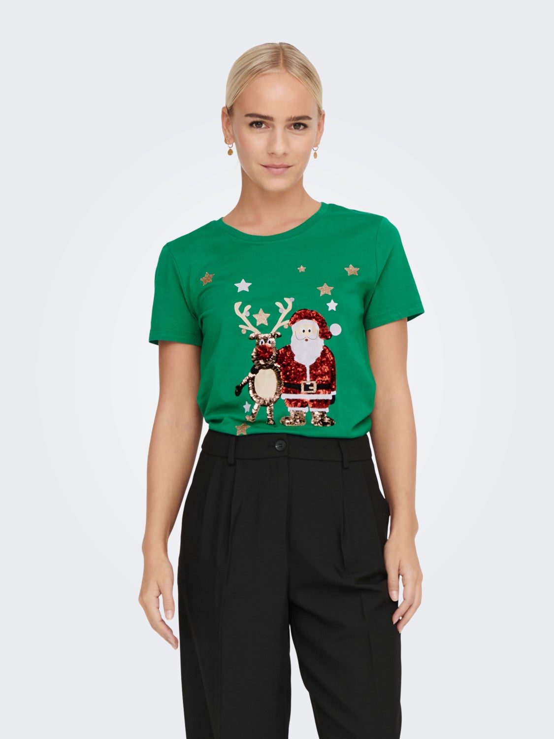 Christmas Short Sleeved Top