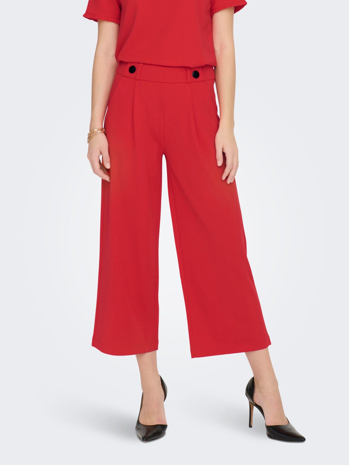 Wide legs ankle Trousers