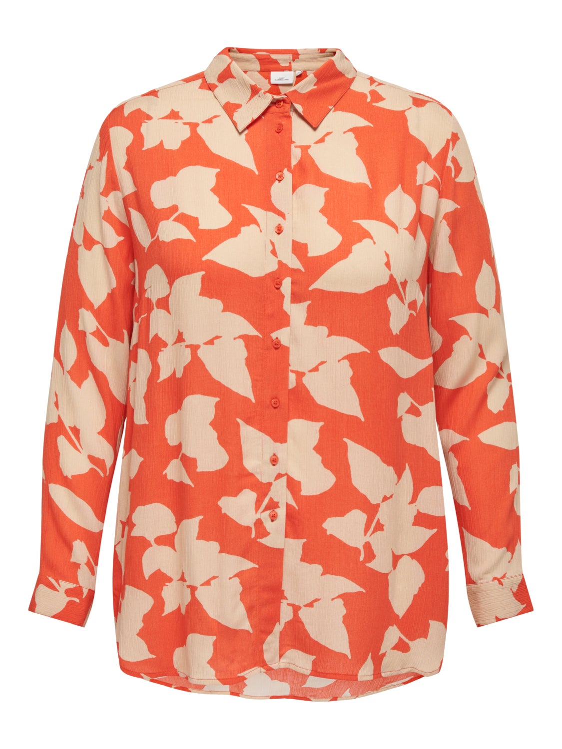 curvy shirt with print