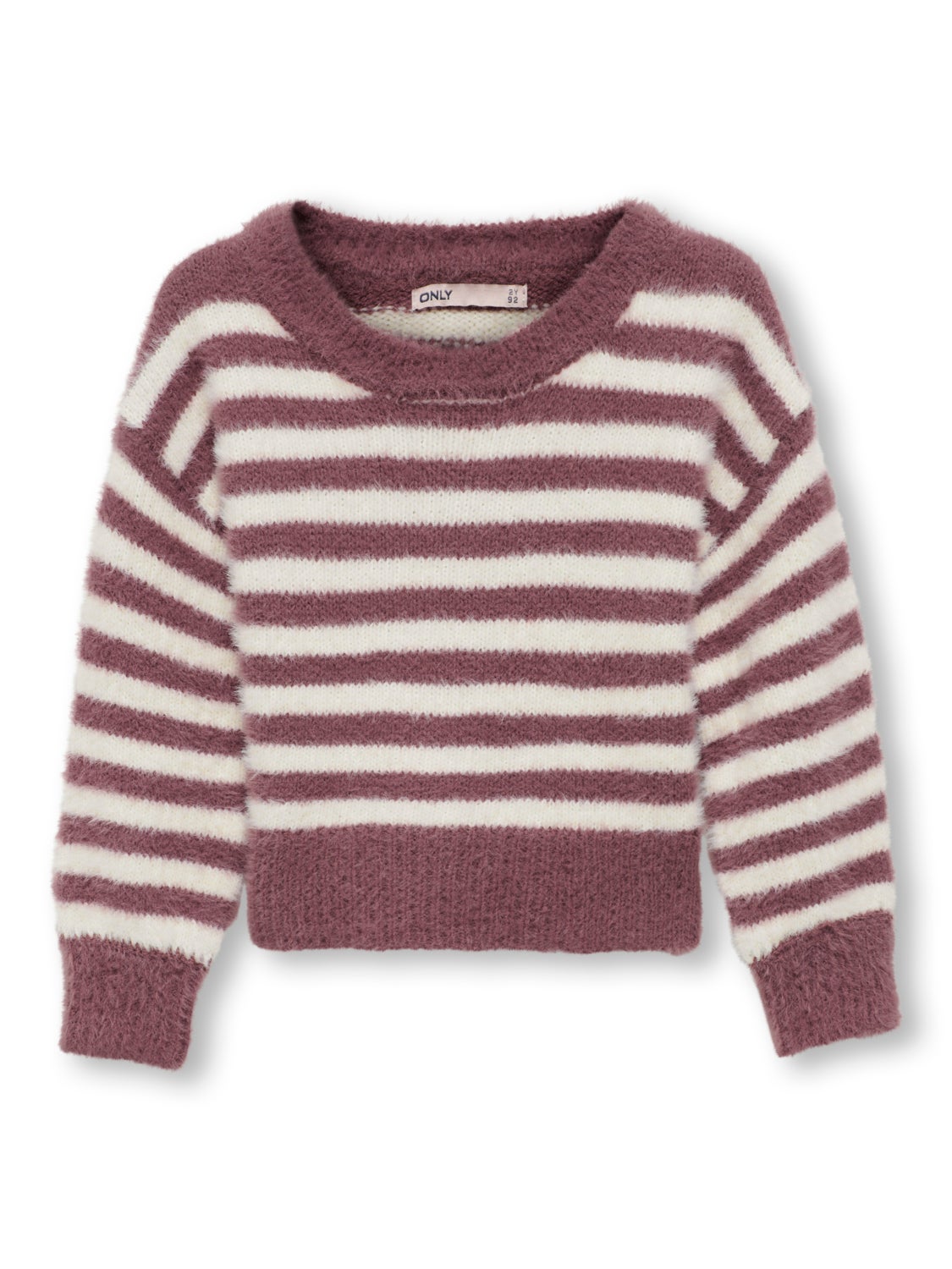 Mini o-neck knitted pullover
