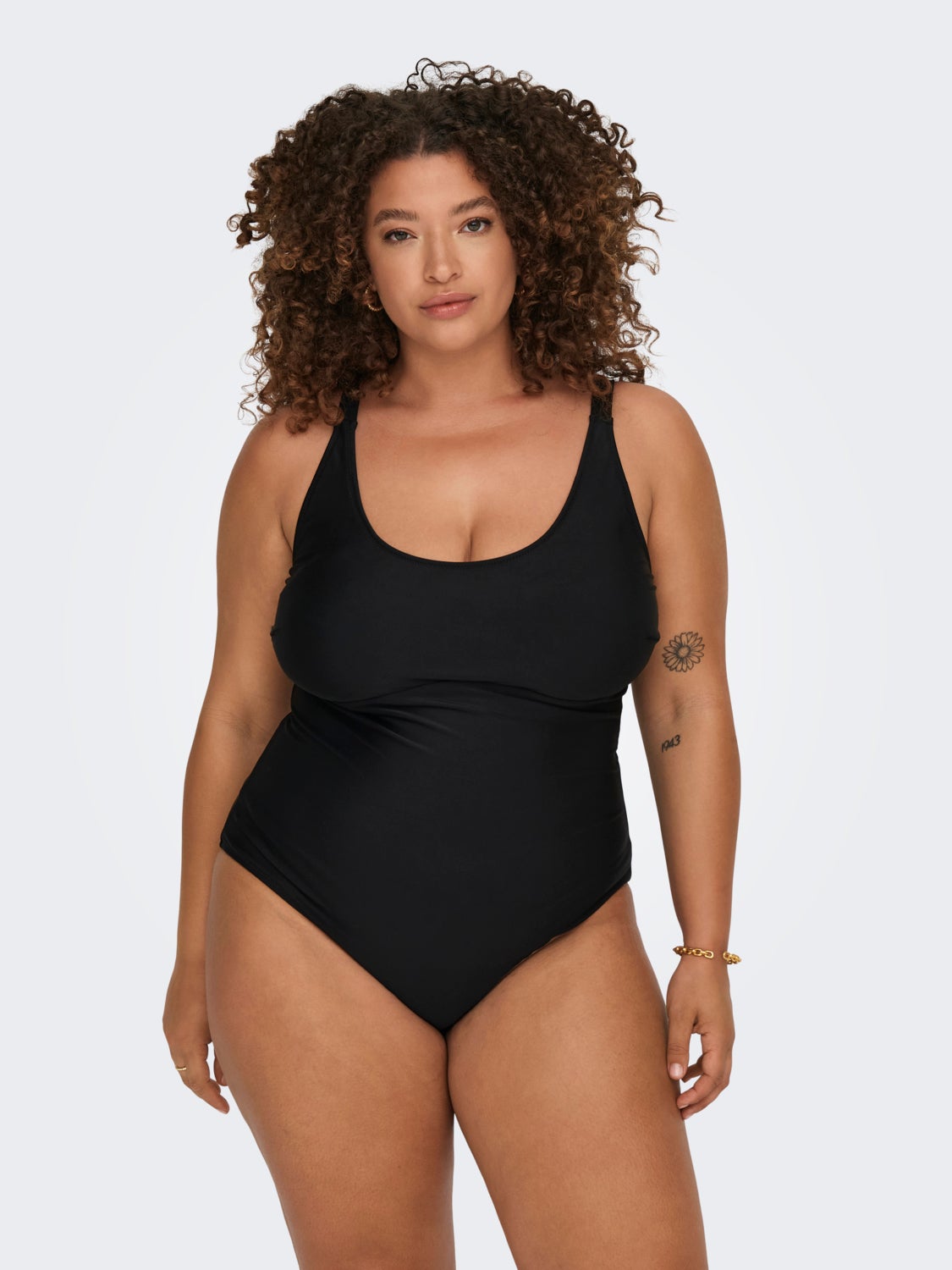 Curvy Swimsuit With Adjustable Straps