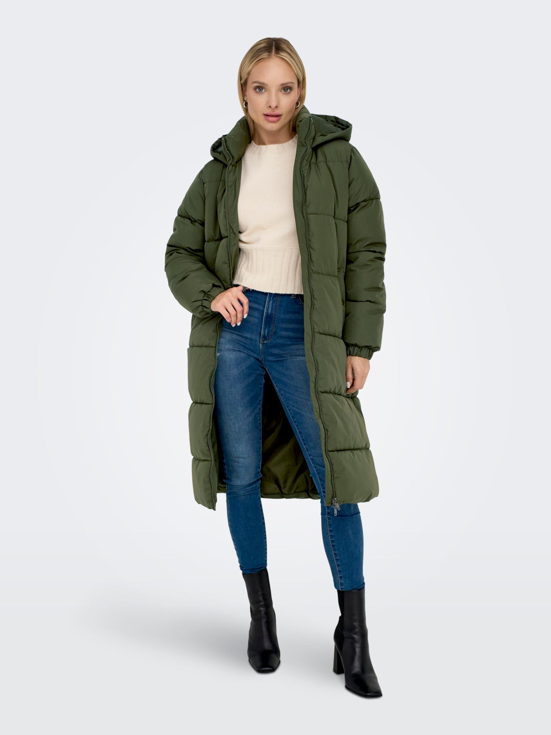 Long puffer jacket