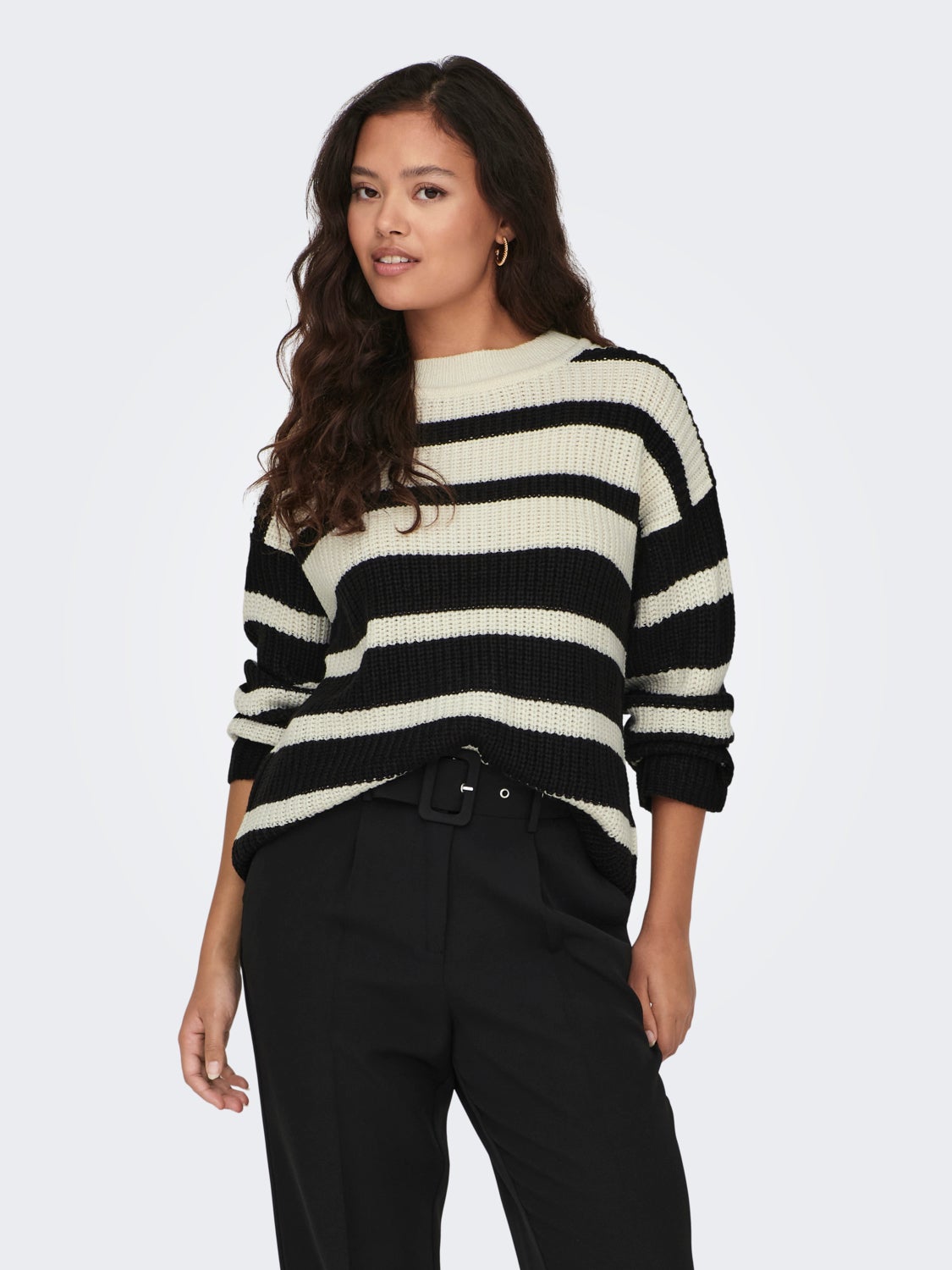 O-neck Oversize knitted pullover