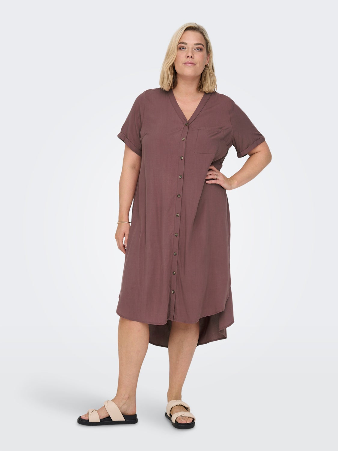 Curvy loose fitted Shirt dress