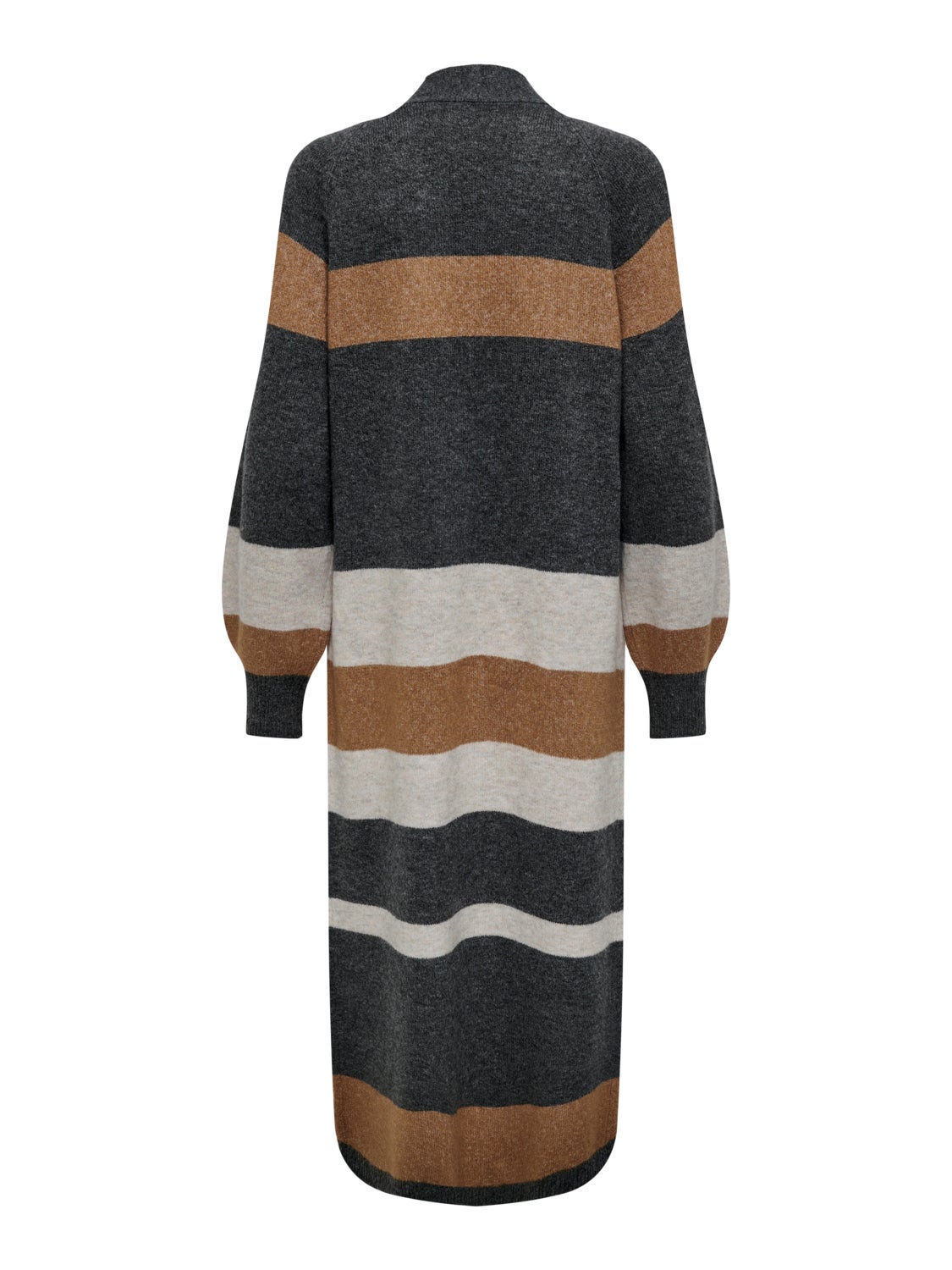 Long cardigan with balloon sleeves