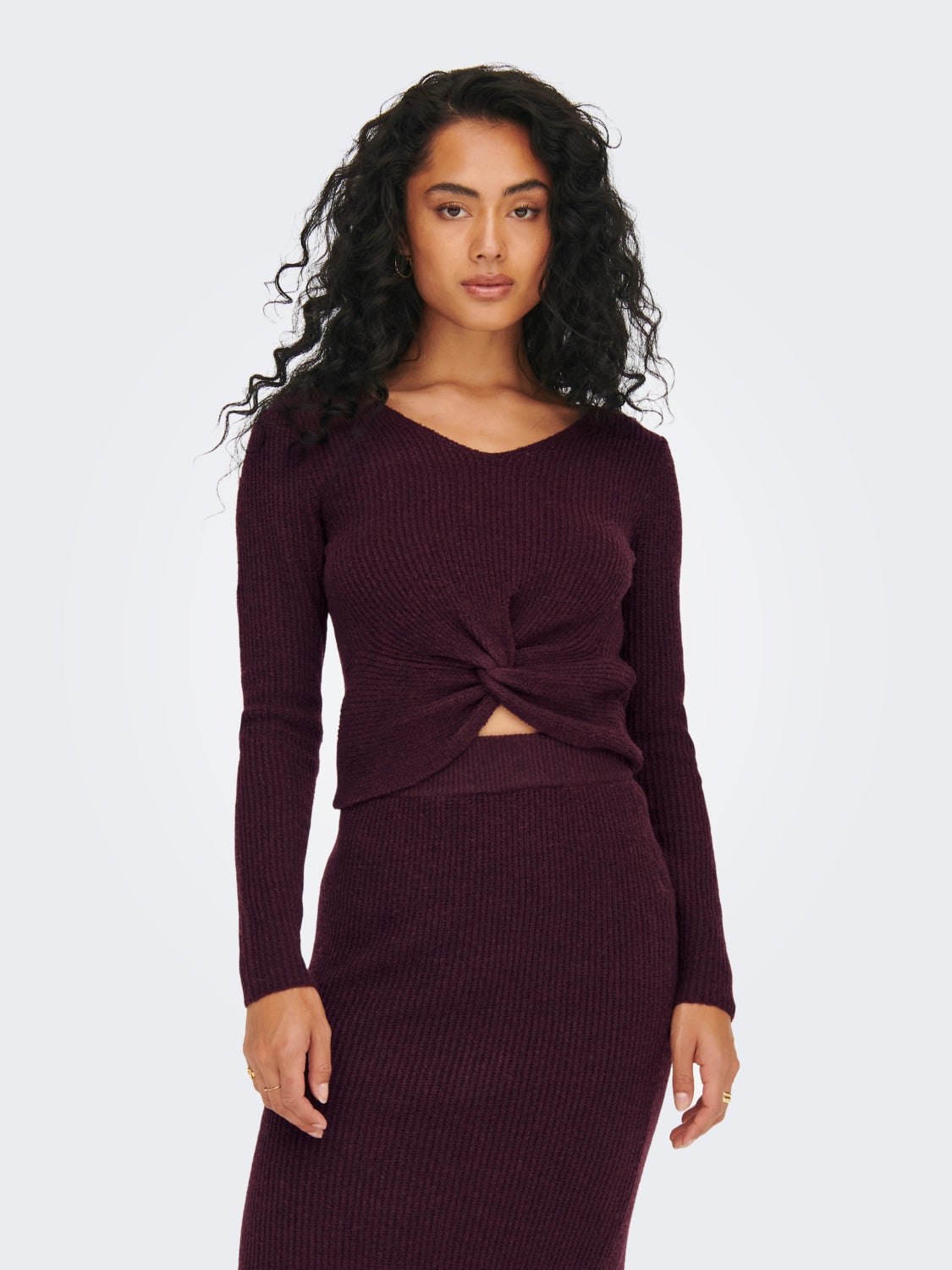 Knot detailed Knitted Pullover