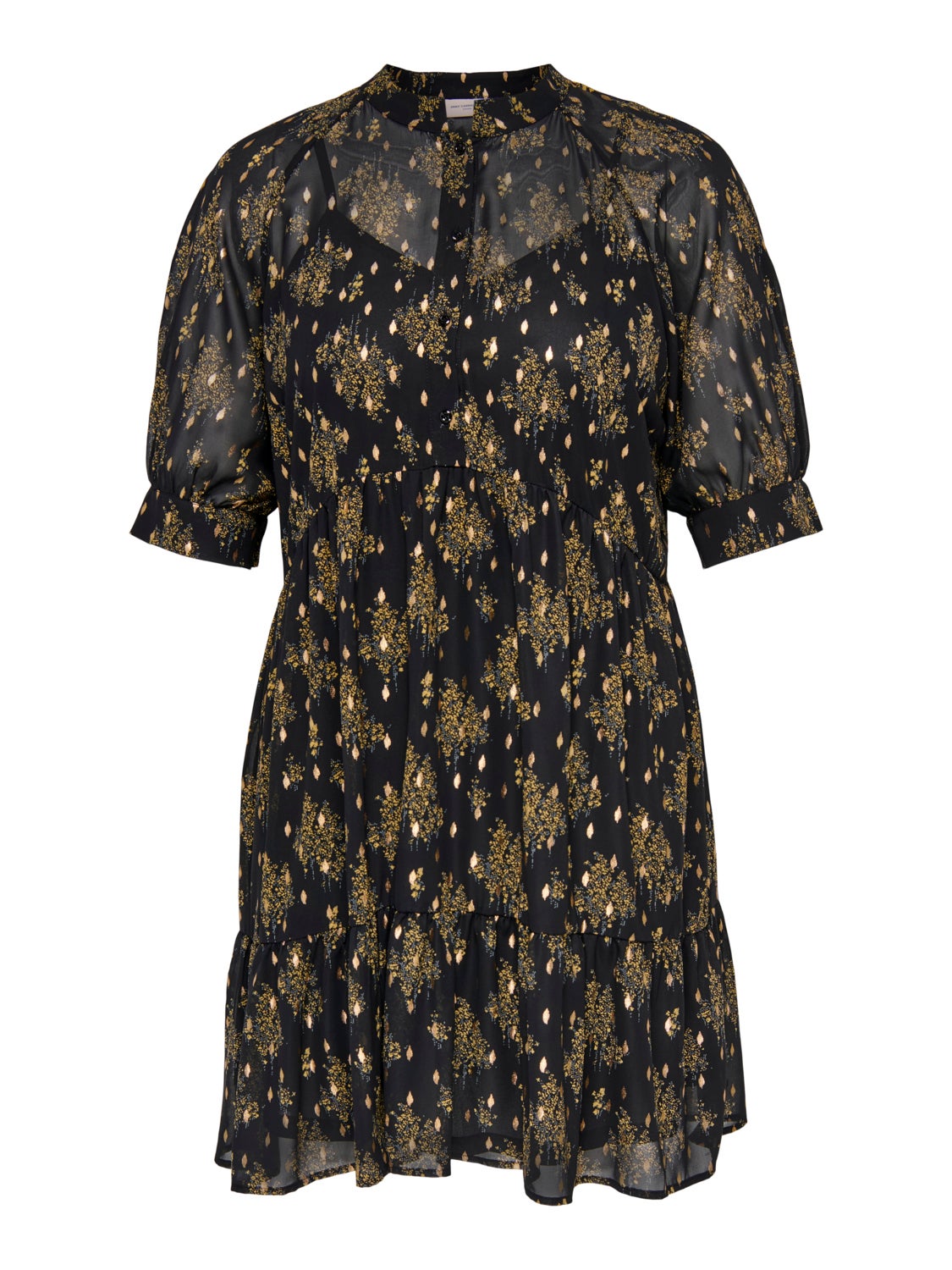 Curvy 2/4 sleeved Dress