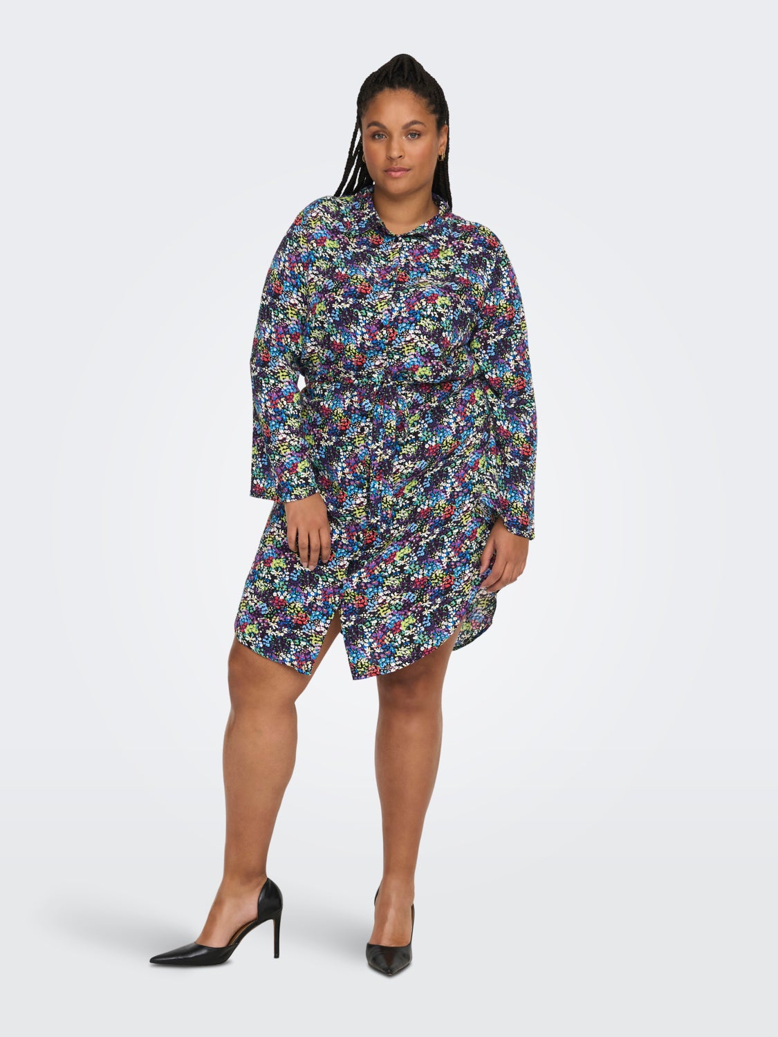 Curvy REgular fit shirt dress