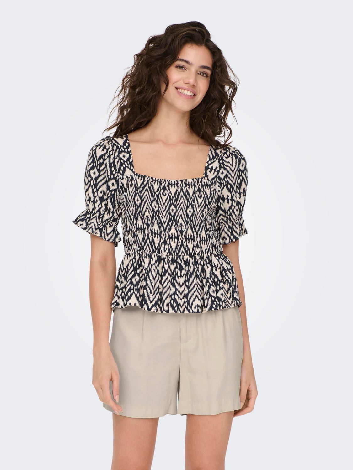 Regular Fit O-Neck Top