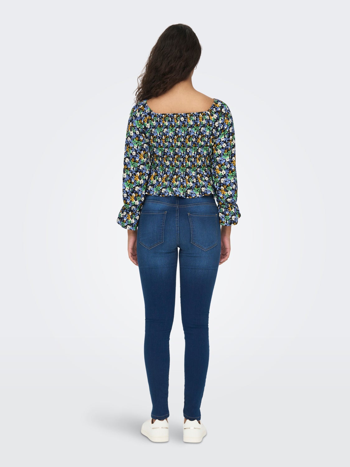 3/4 Sleeves Smock Top