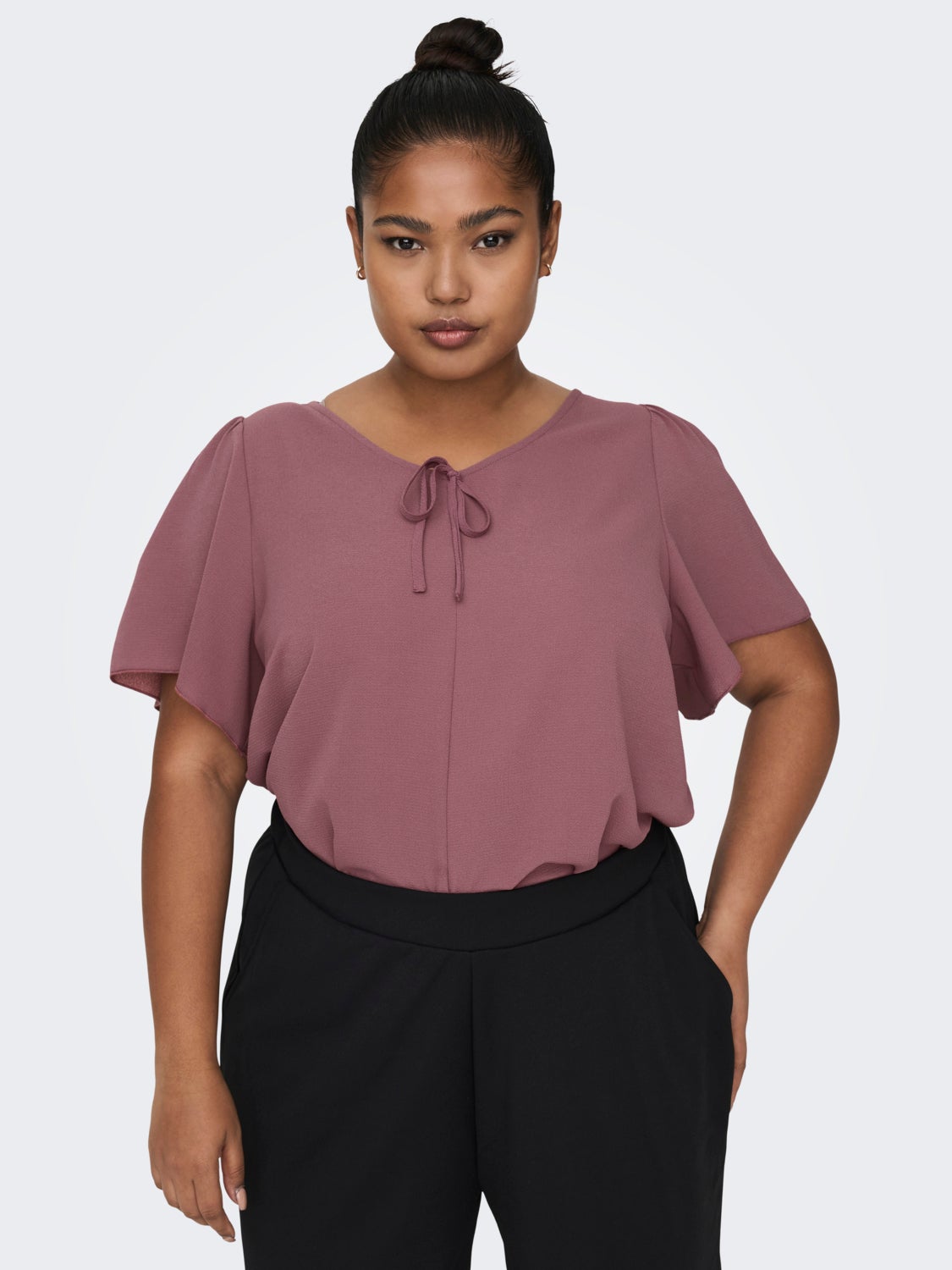 Curvy u-neck Top