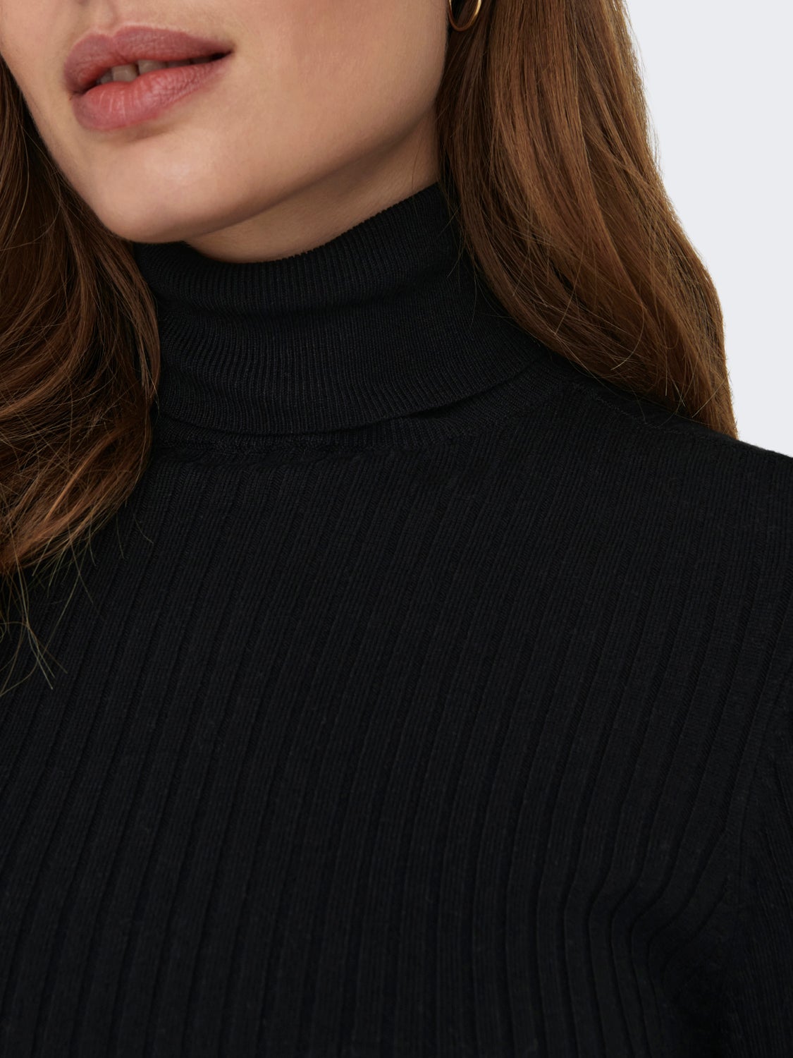 High-neck knit