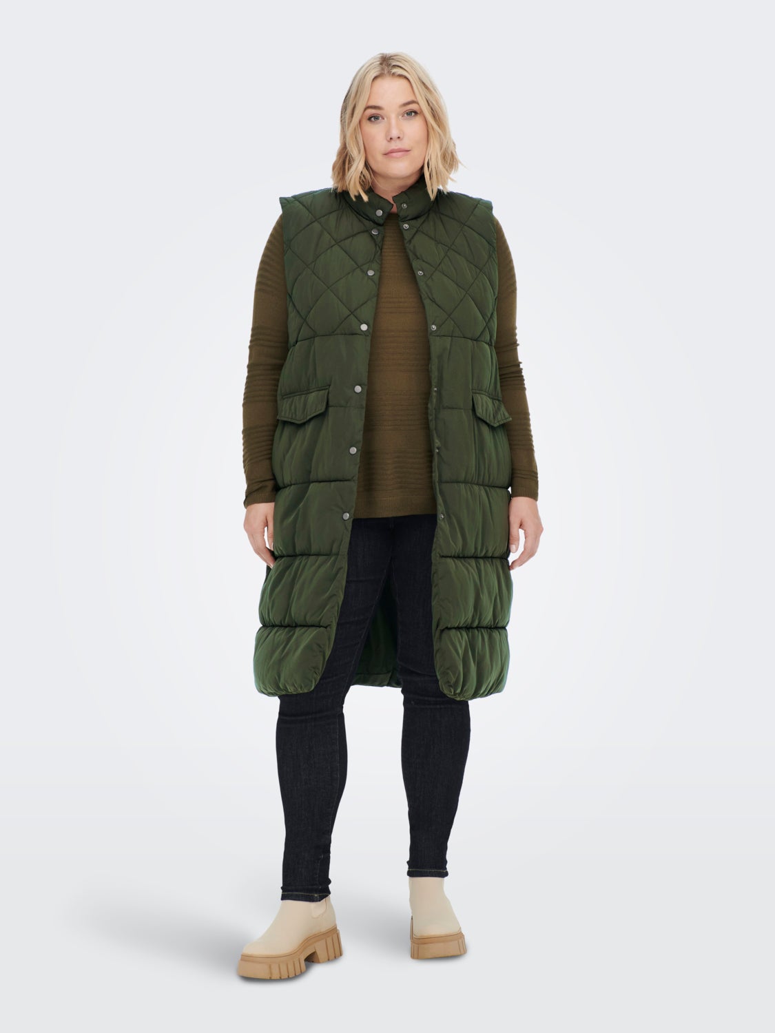 Curvy quilted Waistcoat