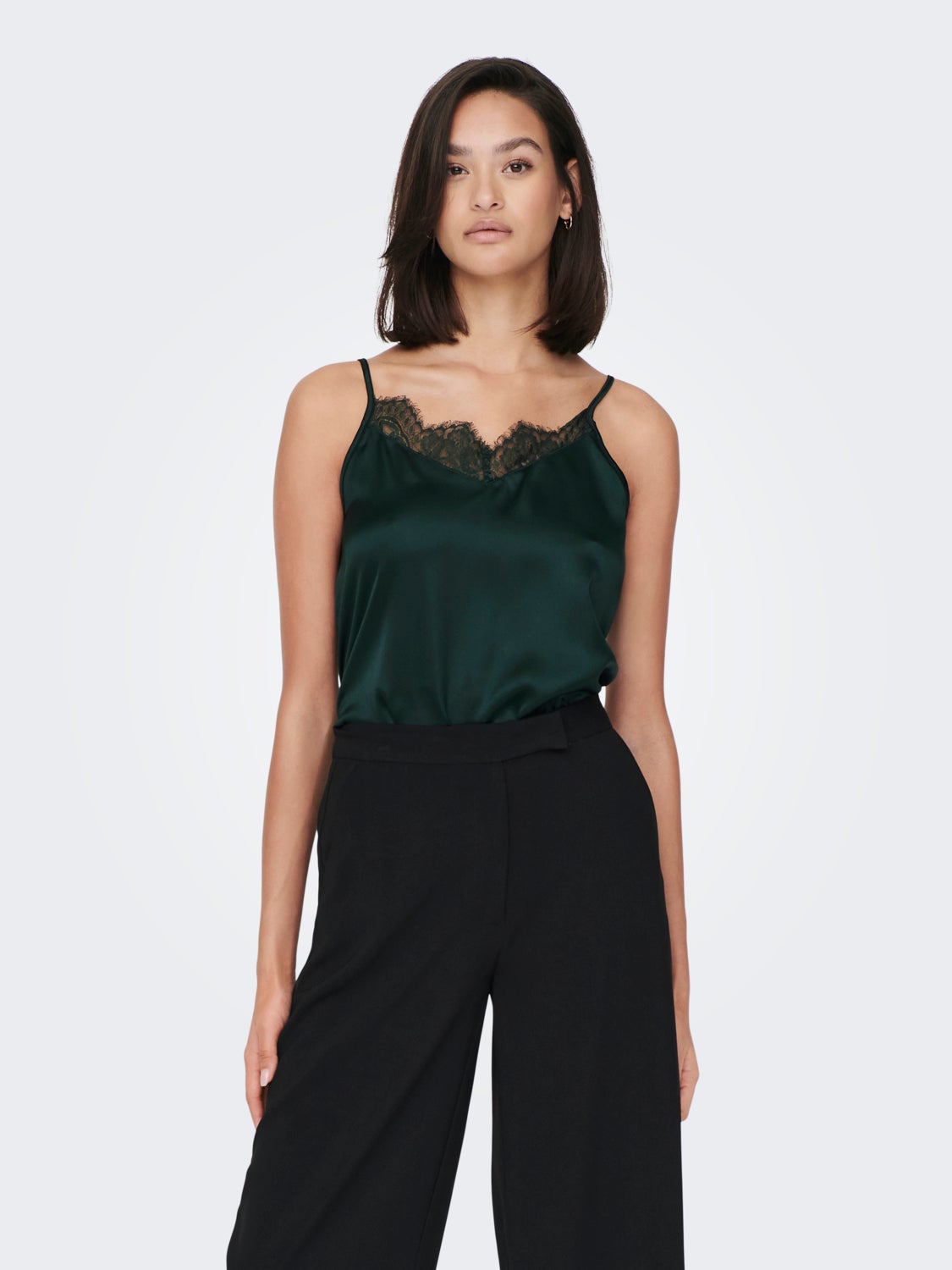 V-neck lace Sleeveless Top