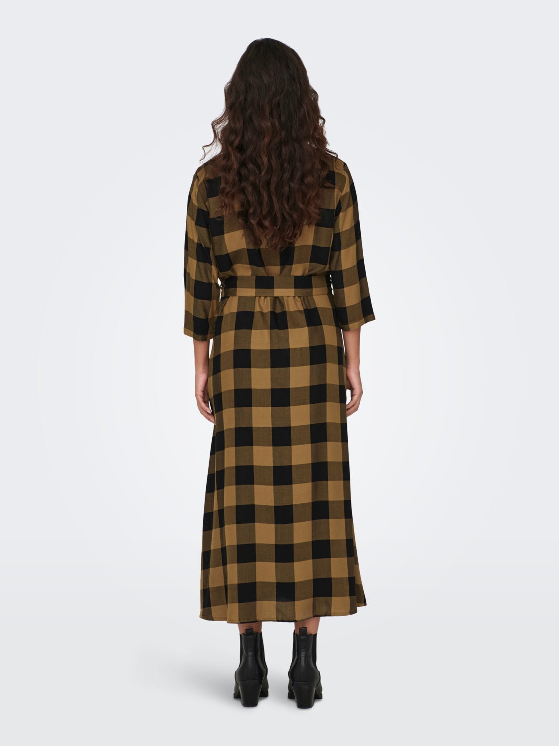 Checked Shirt dress