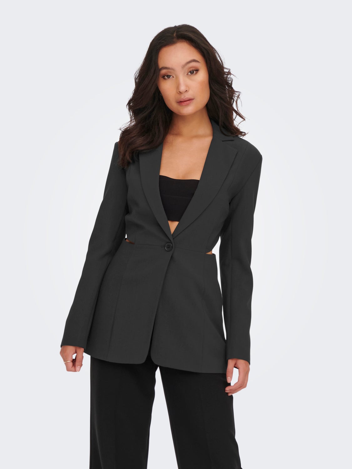 Cut-Out Blazer