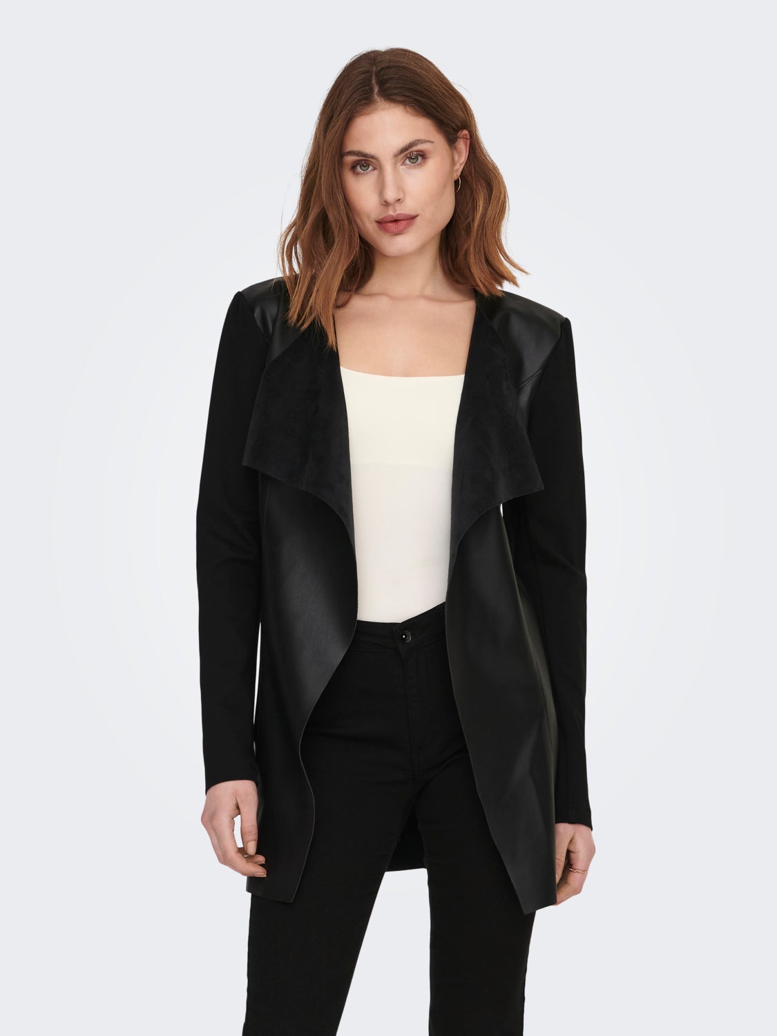 Tall faux leather jacket