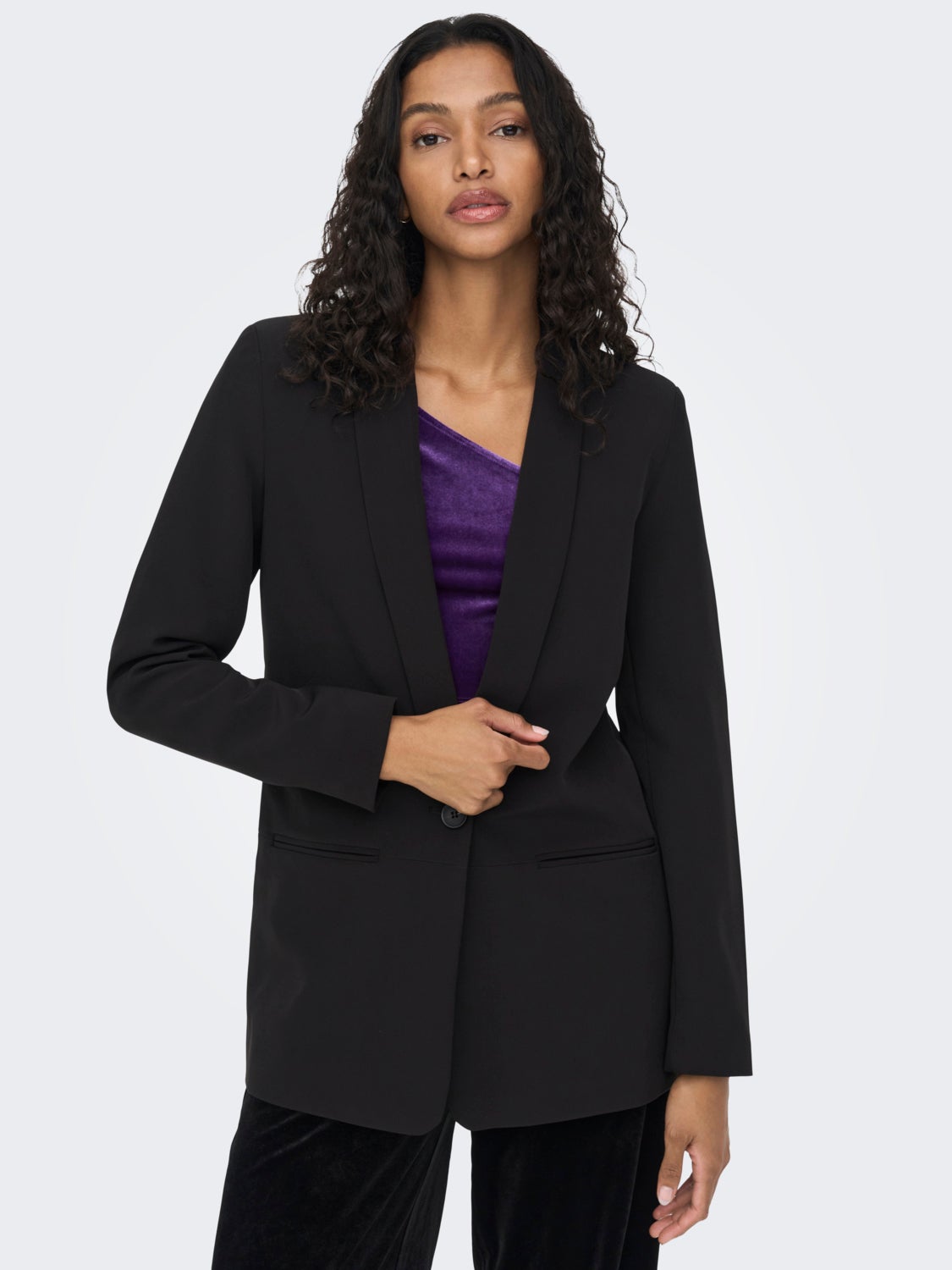 Classic box fit blazer