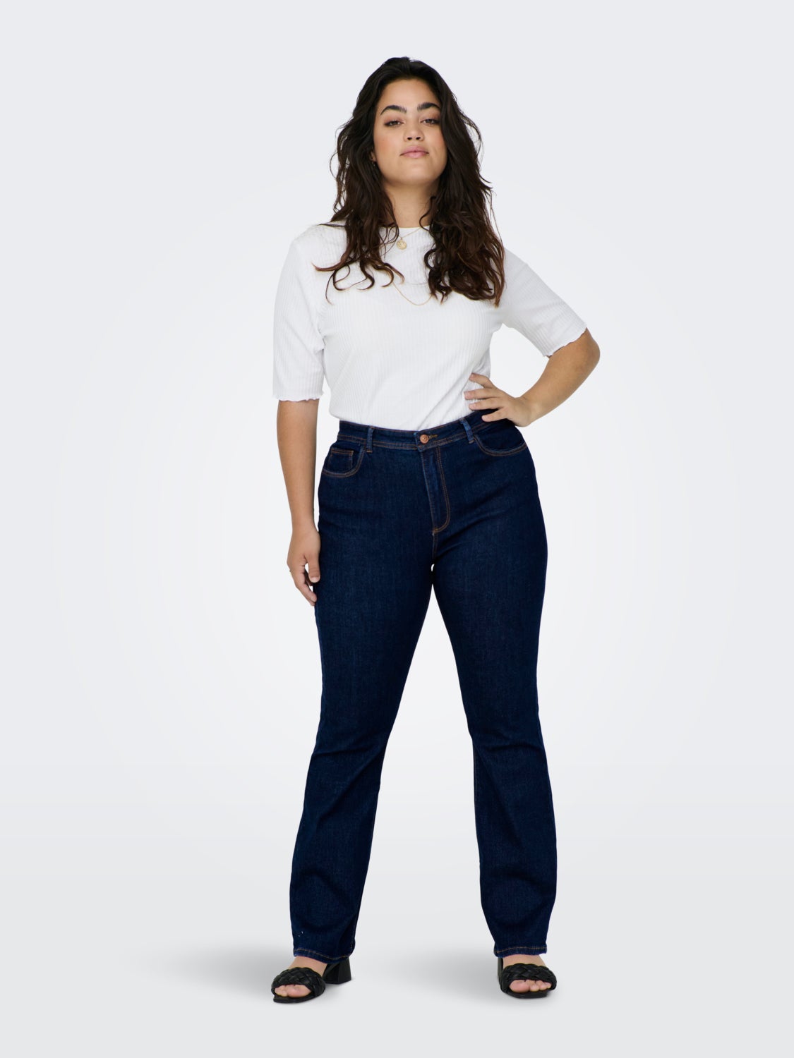 Curvy CARSally highwaisted Flared Jeans