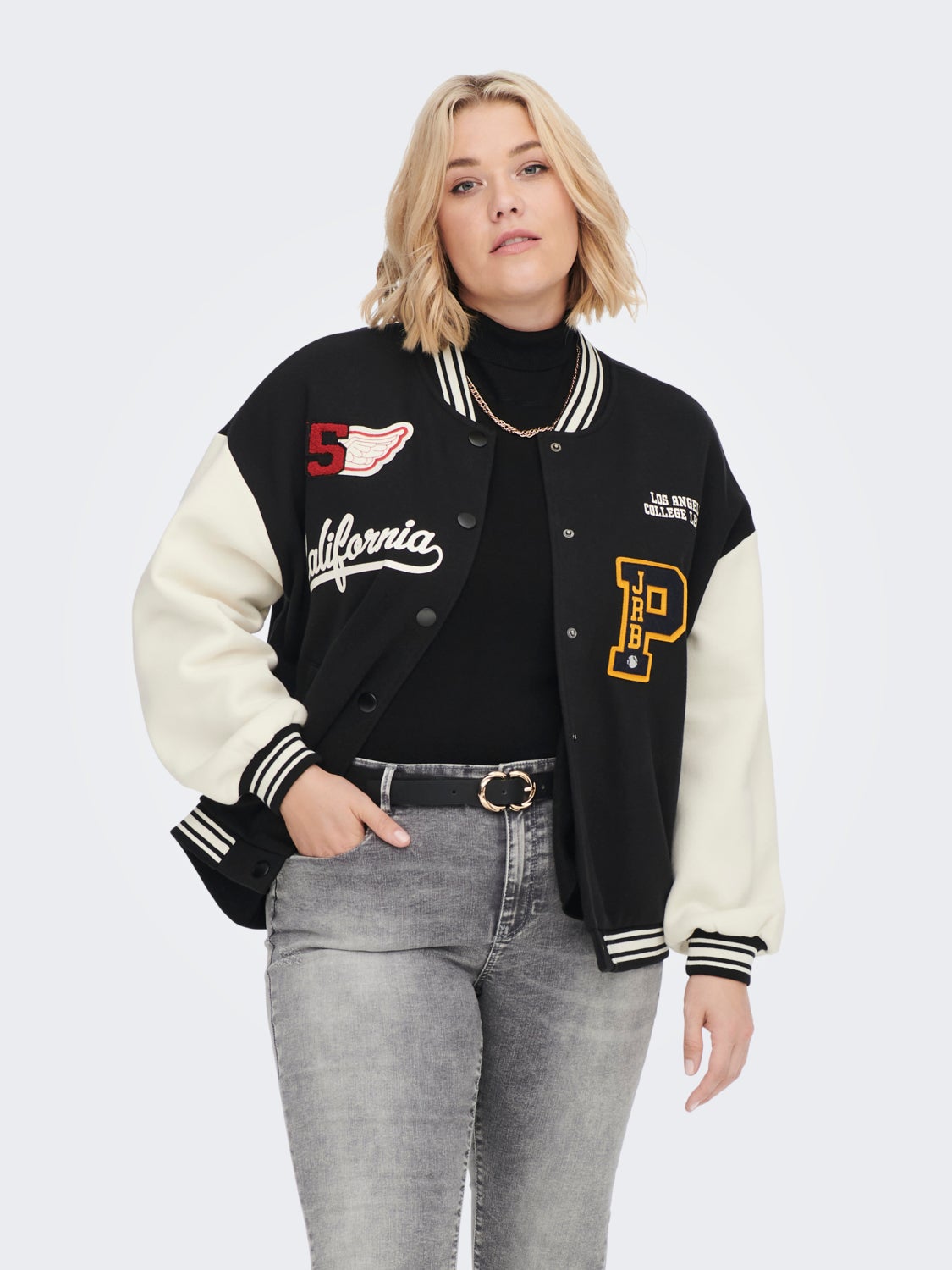 Curvy Bomber Jacket