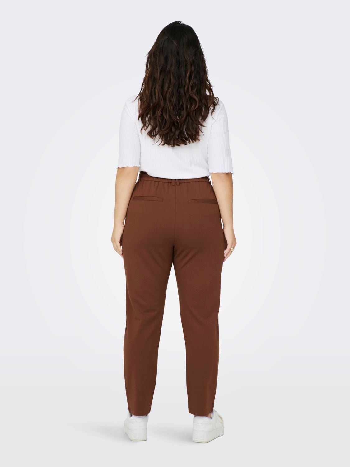 Curvy solid Trousers