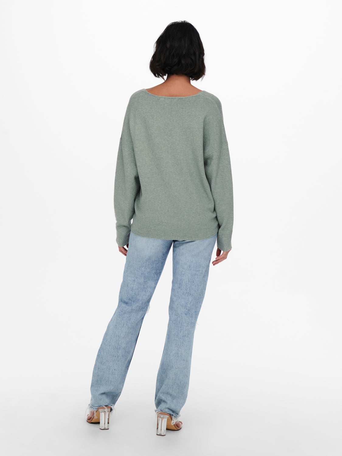 V-neck Knitted Pullover