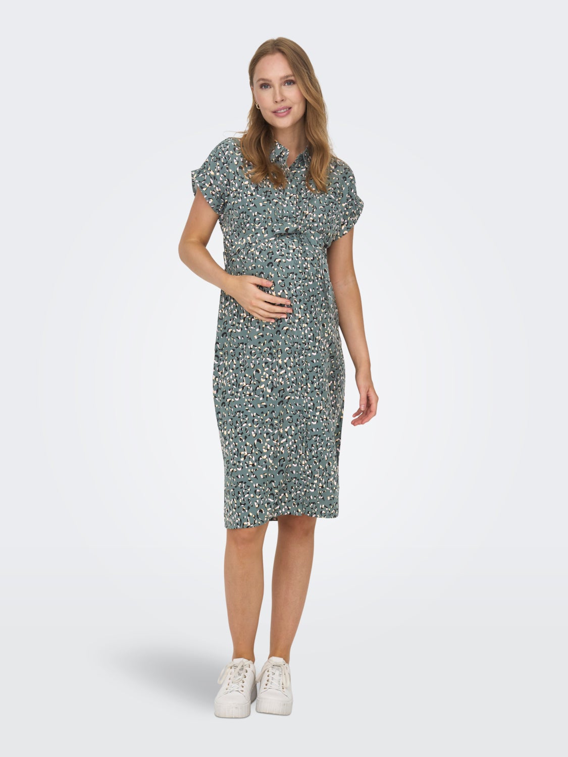Mama mini shirt dress
