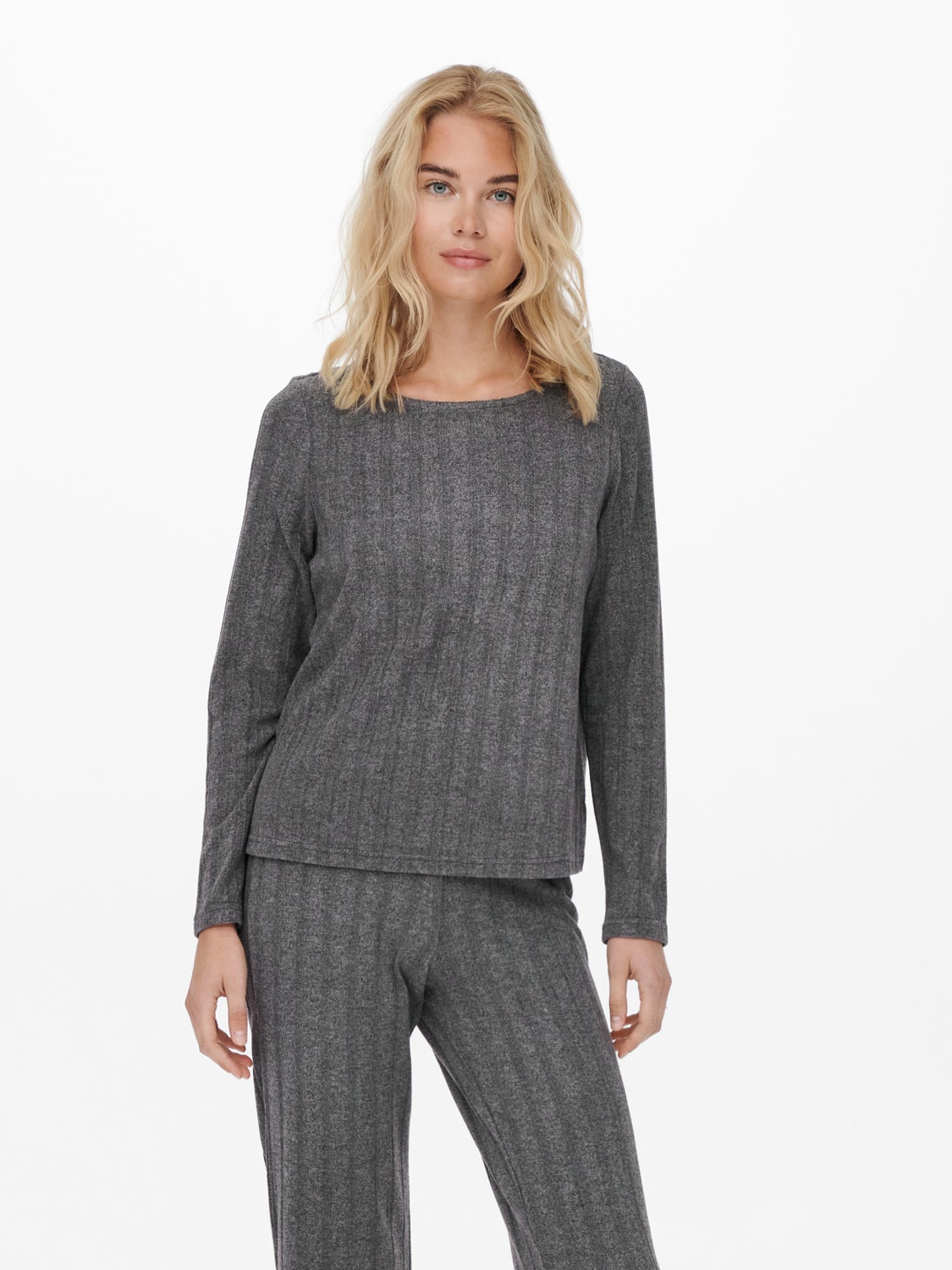 Long sleeved rib Top