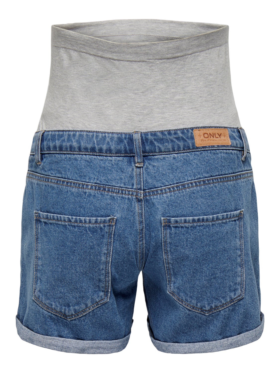 Mama denim shorts