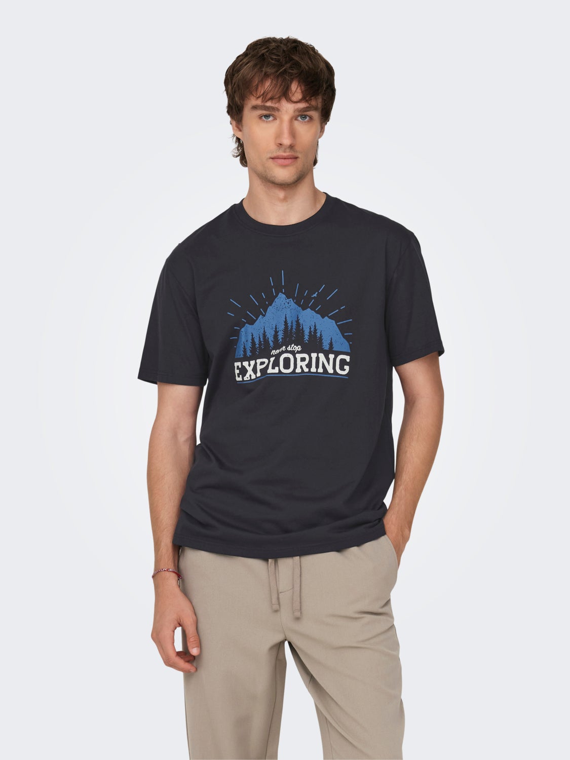 O-neck t-shirt with print