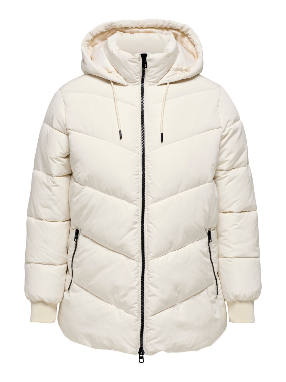 curvy Puffer jacket with hood