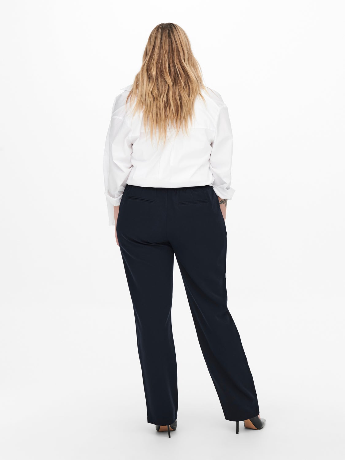 Curvy Pull Up Trousers