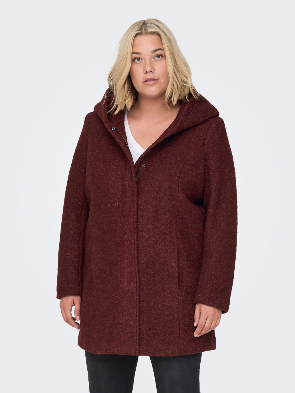 Curvy wool Coat